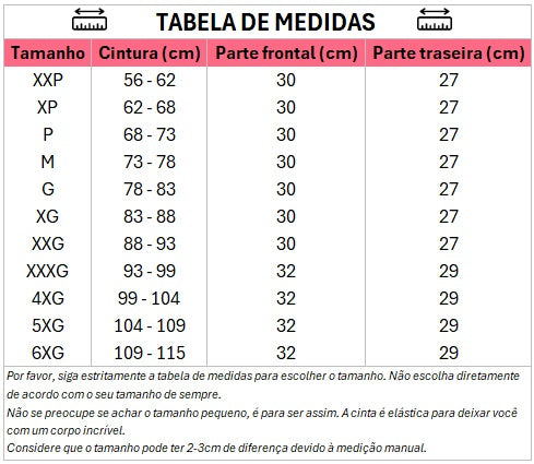 Cinta modeladora reforçada