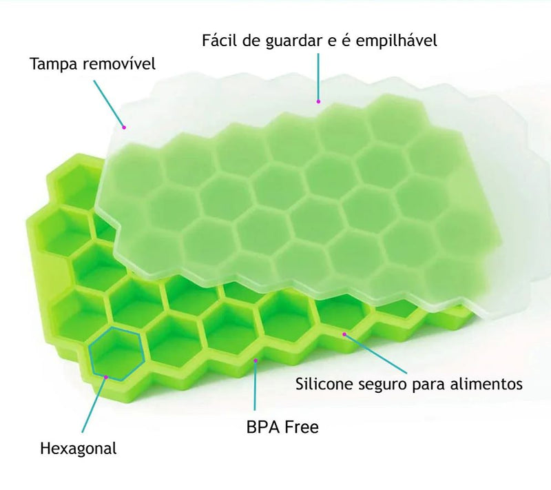 Forma de silicone - diversas cores